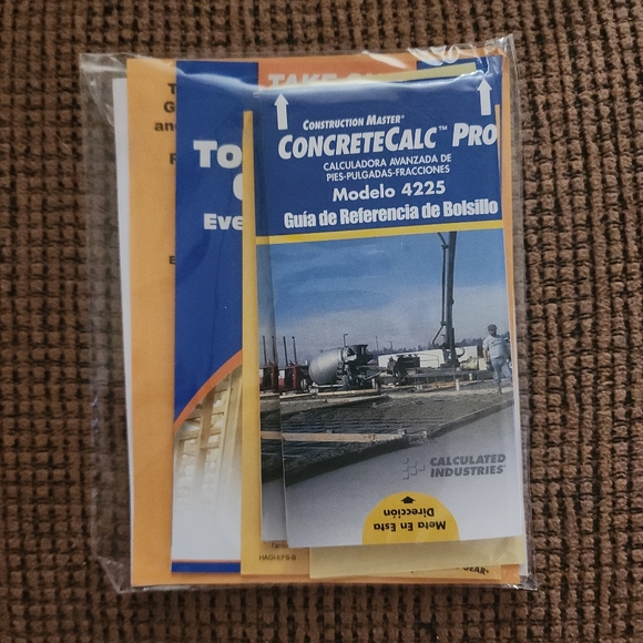 Calculated Industries ConcreteCalc Pro Advanced *NEW - Picture 10 of 11